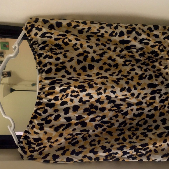 Chiffon leopard print skirt - Picture 1 of 3